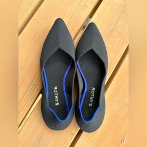 Rothy’s Black Pointed toe flats